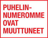 Puhelinumeromme ovat muuttuneet